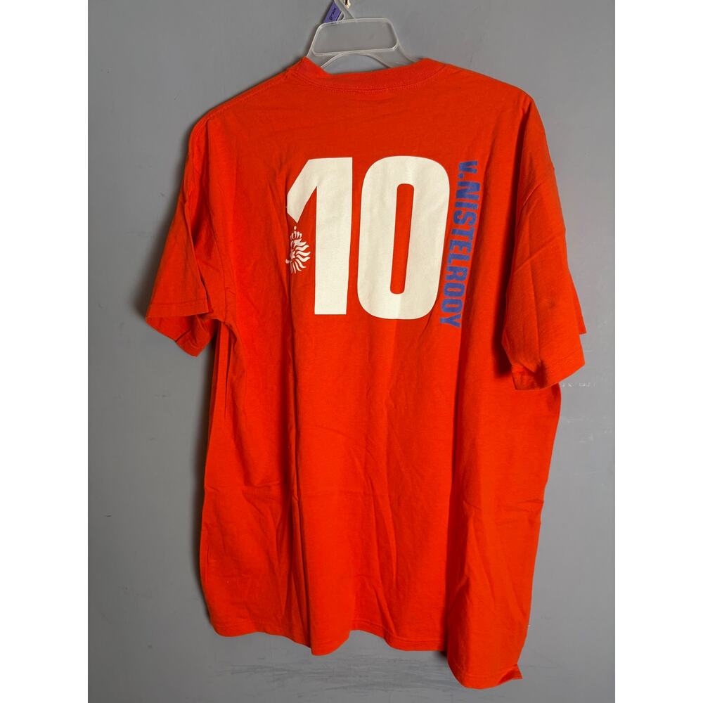 Nike Men’s Nederland Orange Red White Blue Jersey Tee - Picture 6 of 6